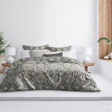 Osha Mocha-Charcoal Comforter Set