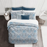 Osha Sky-Gray Coverlet Set
