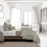 Osha Taupe-Beige Comforter Set