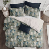 Thiago Linen Dark Denim Blue Duvet Cover Set