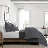 Vanessa Charcoal Coverlet Set