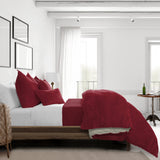 Vanessa Red Coverlet Set