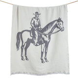 Lone Rider Chenille Jacquard Throw
