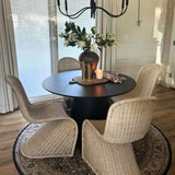 Saigong 42" Oak Round Dining Table