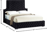 Sedona Contemporary Tufted Velvet Bed with Chrome Legs – Elegant Design for Modern Bedrooms