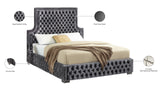 Sedona Contemporary Tufted Velvet Bed with Chrome Legs – Elegant Design for Modern Bedrooms