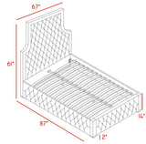 Sedona Contemporary Tufted Velvet Bed with Chrome Legs – Elegant Design for Modern Bedrooms