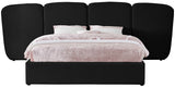 Shiloh Boucle Fabric Bed - Art Deco Elegance for Your Bedroom Retreat with Plush Upholstered Design
