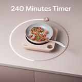 Ciarra Donut Portable Single Induction Hob 2000W with 4H Timer | Sakura Candy