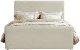 Sloan Velvet Bed: Luxurious Contemporary Design with Curved Headboard for Stunning Bedroom Makeover