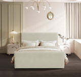 Sloan Velvet Bed: Luxurious Contemporary Design with Curved Headboard for Stunning Bedroom Makeover