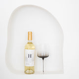 Dark Smoke Stem White Wine Glasses (Set of Two)