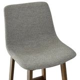 South 28.5" Modern Upholstered Bar Stool (Set of 2)