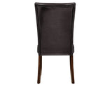 Hartford Vegan Leather Side Chair, Brown