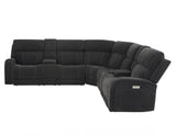 Seattle 3-Piece Dual-Power Reclining Sectional w/Dual Wireless-Charging Consoles