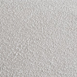 Stylus Contemporary Bed with Curved Headboard and Footboard - Luxurious Boucle Fabric Design