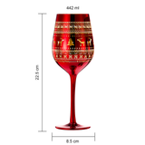 Crystal Christmas Tree Wine & Water Glasses - Set of 2