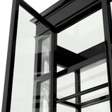 Cabinet Gala
Black finish | clear glass