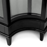 Cabinet Gala
Black finish | clear glass