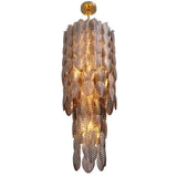 Chandelier Sahure L
Brushed brass finish | smoke glass