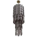 Chandelier Sahure L
Brushed brass finish | smoke glass