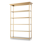 Cabinet Watson
Brushed brass finish | clear glass