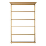 Cabinet Watson
Brushed brass finish | clear glass