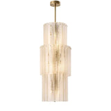 Chandelier Imperial
Brushed brass finish | clear glass