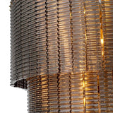 Chandelier Imperial Double
Brushed brass finish | smoke glass