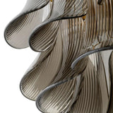 Chandelier Amun
Brushed brass finish | smoke glass