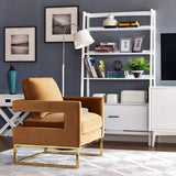 Avery Performance Velvet Accent Chair