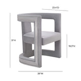 Ada Performance Velvet Accent Chair