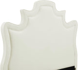 Serenity Cream Performance Velvet Bed