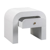Hump 26" Arched Nightstand With Drawer