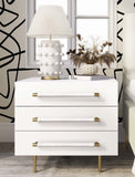 Trident 28" 3-Drawer Nightstand