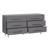 Trident 62" 6-Drawer Dresser