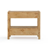 Brandyss 26" Burl 2-Drawer Nightstand