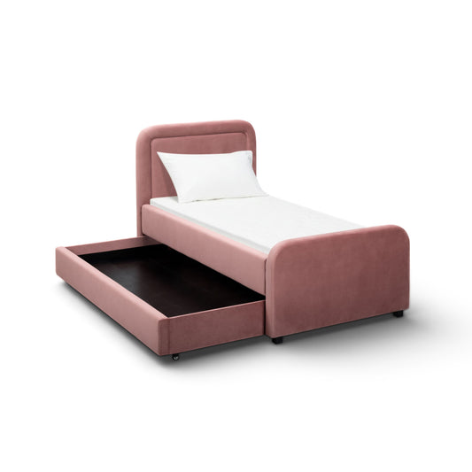 Briella Performance Velvet Trundle Bed in Twin