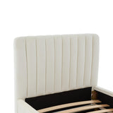 Angela Performance Velvet Trundle Bed in Twin