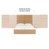 Eliana Performance Velvet Bed with Wings