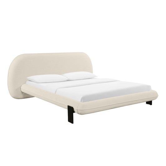 Ophelia Cream Performance Faux Wool Bed