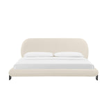 Ophelia Cream Performance Faux Wool Bed