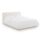 Isla Cream Upcycled Performance Linen Bed