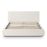 Isla Cream Upcycled Performance Linen Bed