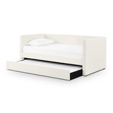Alice Linen Twin Trundle Bed