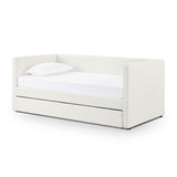 Alice Linen Twin Trundle Bed