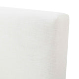 Meena Cream Upcycled Performance Linen Storage Bed