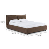 Mel Performance Faux Mohair Velvet Bed