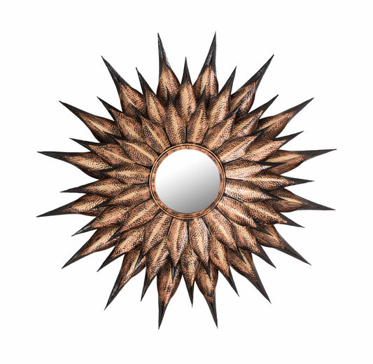 Sunflower 36" Antique Wall Mirror