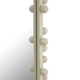 Bubbles Ivory Oval Wall Mirror (17"X31.5"-22.6"X42")